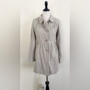 Roxy Women's Light Gray Trench Coat